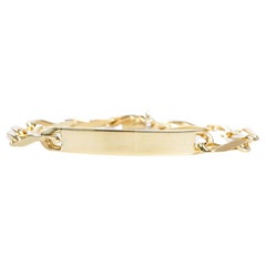 Herrenarmband aus 18 Karat Gelbgold mit Gliederkette