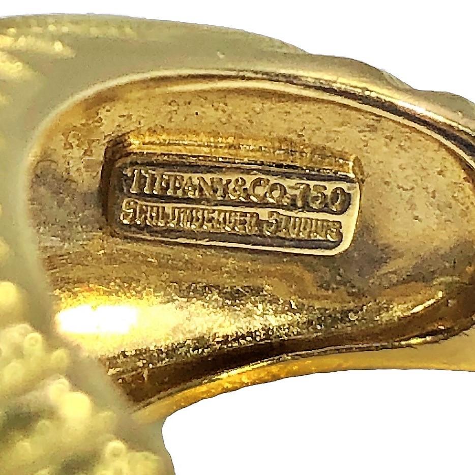 Men's 18K Gold Tiffany & Co. Schlumberger Lapis-Lazuli Cabochon Ring 1