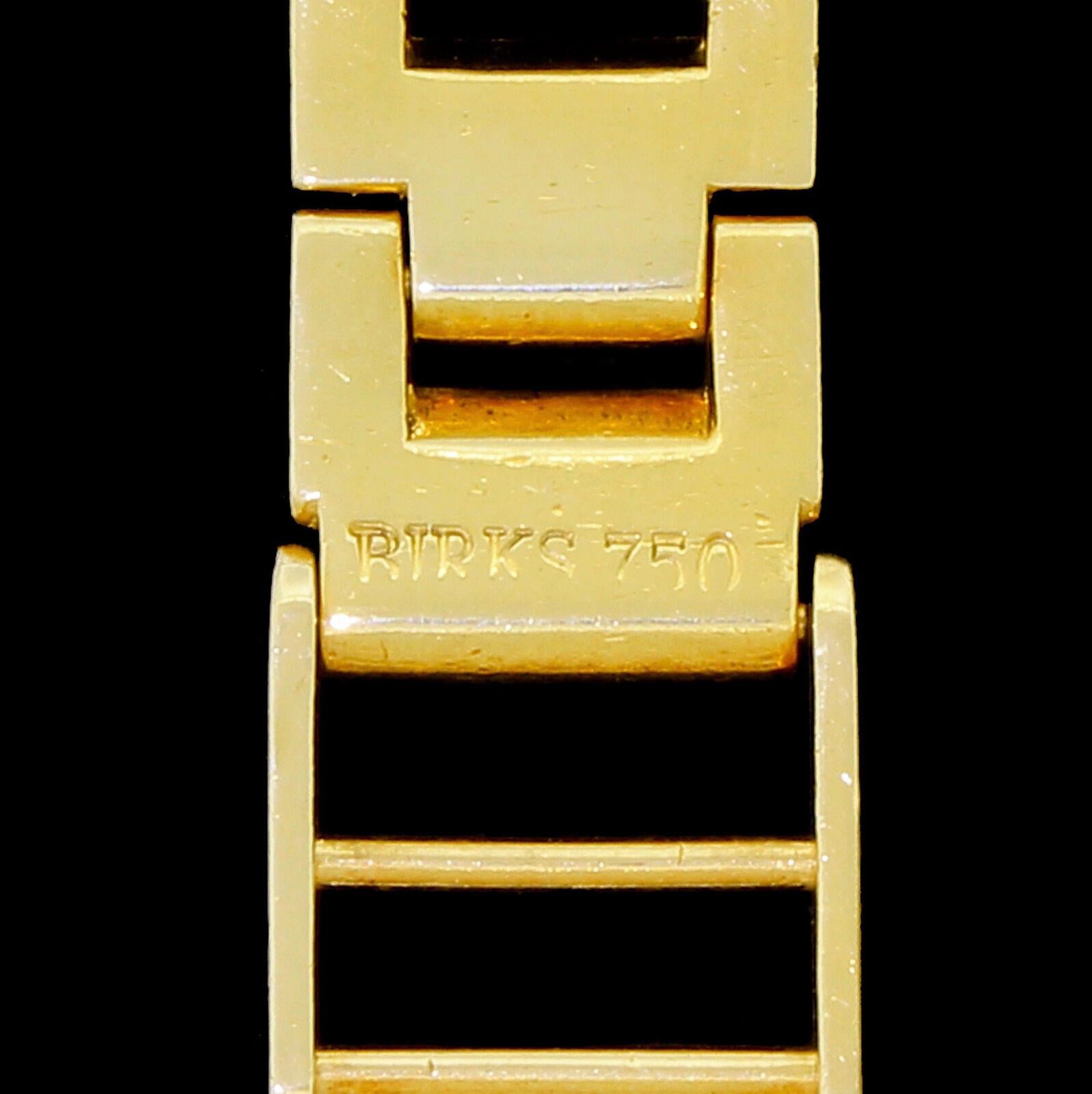 Men’s 18 Karat White Gold Diamond Two-Tone Bracelet 55.8G by Birks 8.25 Wrist In Good Condition In Lauderdale by the Sea, FL
