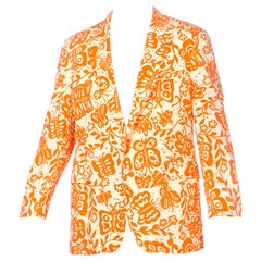 Men's 1960s Hawaiian Tropical Blazer