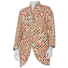 Vintage Mens 1990's OP-Art Colorful Blazer