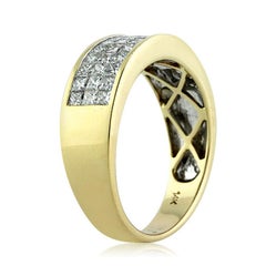 Men's 2.00ct Princess Cut Diamond Ring
