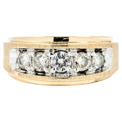 Men's 5-Stone Diamond Engagement Ring
