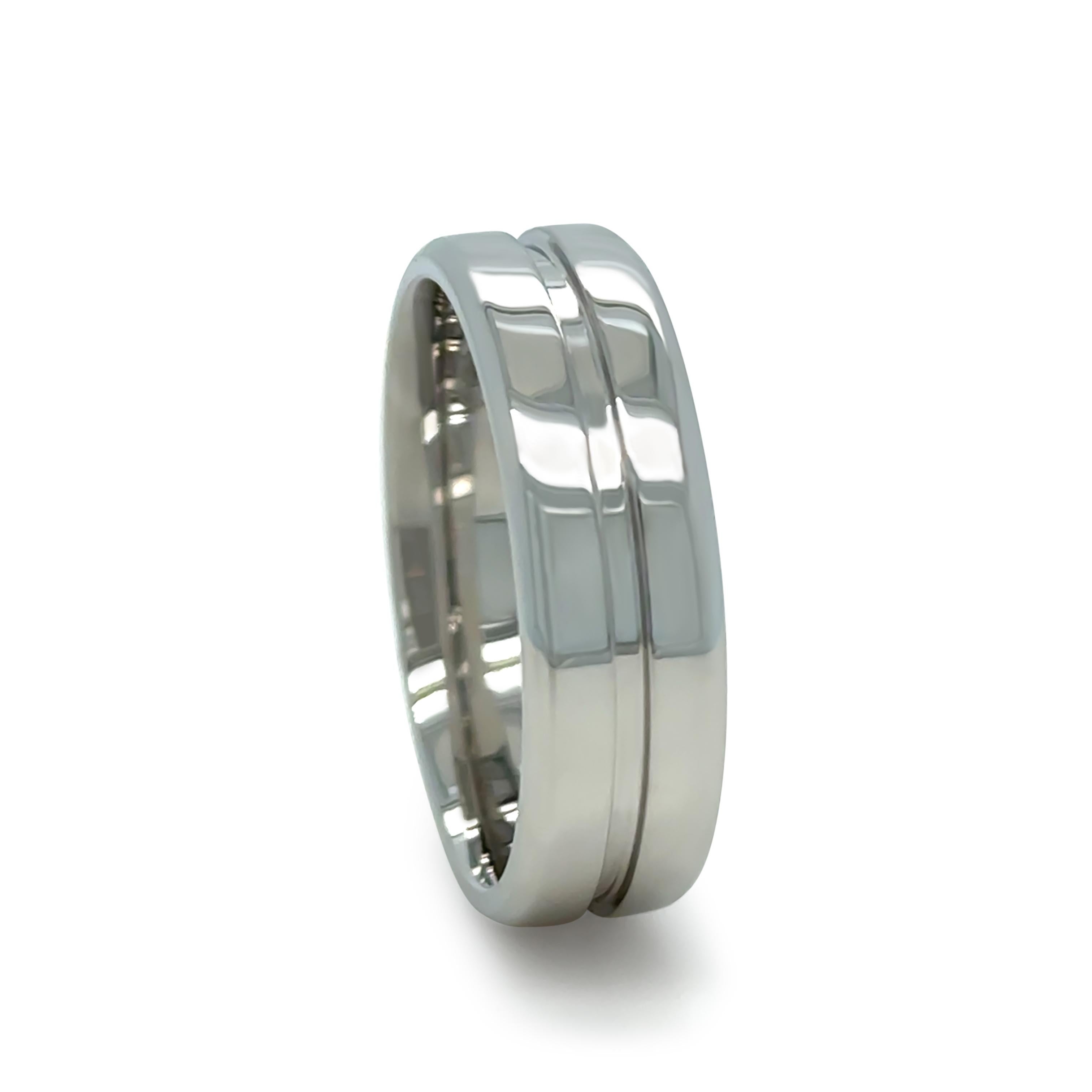 Men's Men’s 950 Palladium Wedding Band 7.3g For Sale
