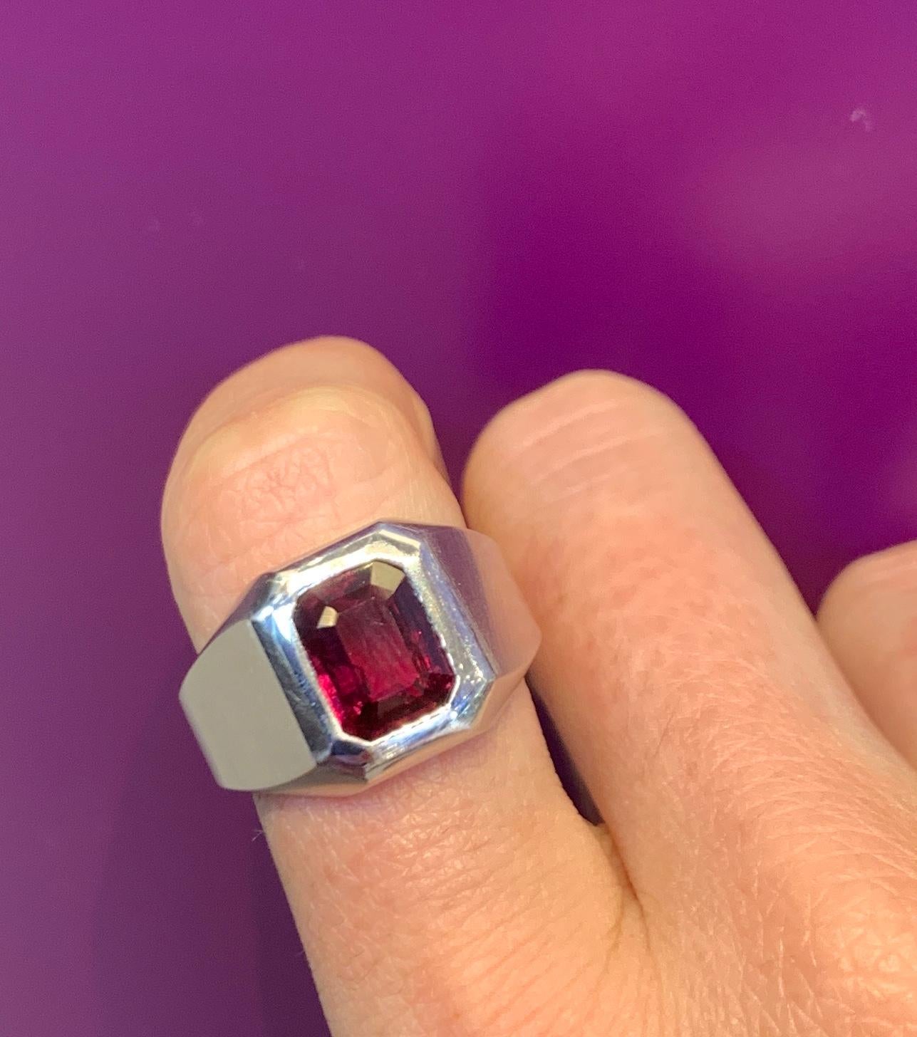 ruby ring design for male