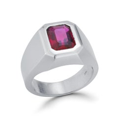 Men's AGL Certified Ruby Ring