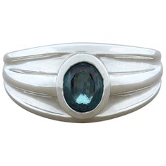 Men’s Alexandrite Solitaire Gold Ring