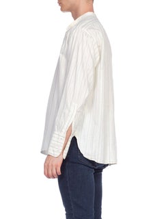 Mens Antique Edwardian 1920's Shirt 17, 35, XL