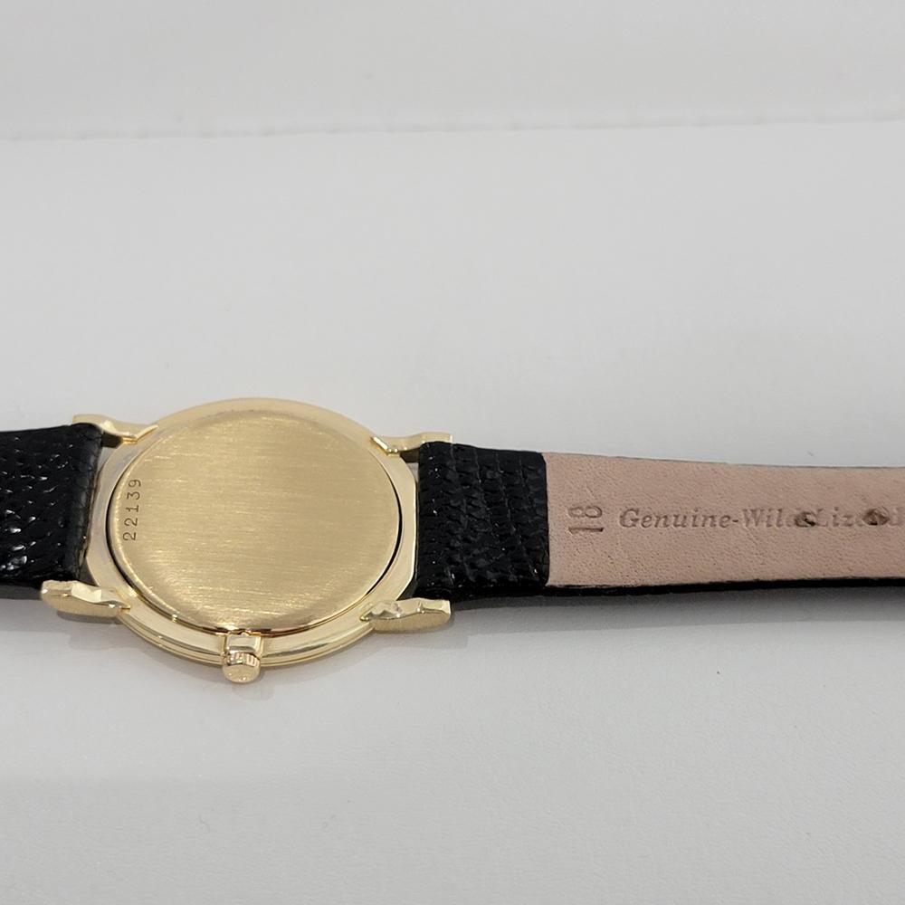 Herren Audemars Piguet Geneve 22139 32mm 18K Gold Schlanker Handaufzug 1960er Jahre RA359 7