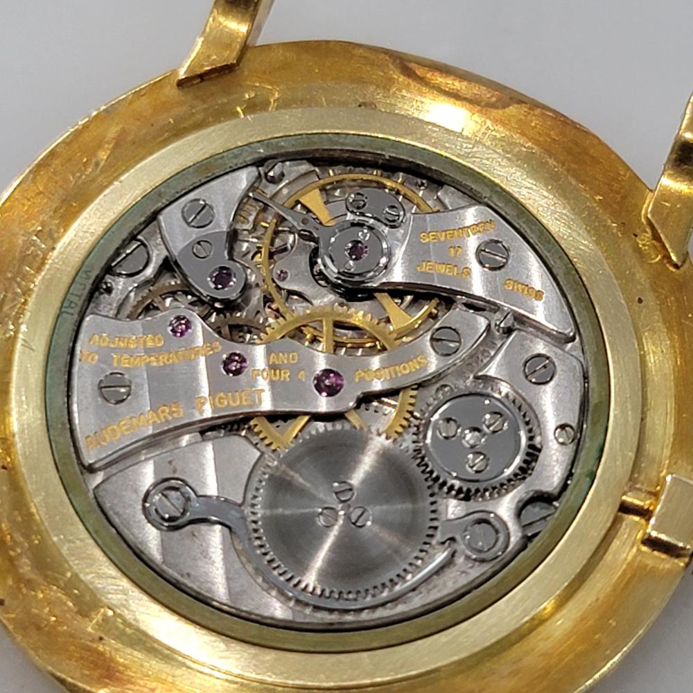 Herren Audemars Piguet Geneve 22139 32mm 18K Gold Schlanker Handaufzug 1960er Jahre RA359 8