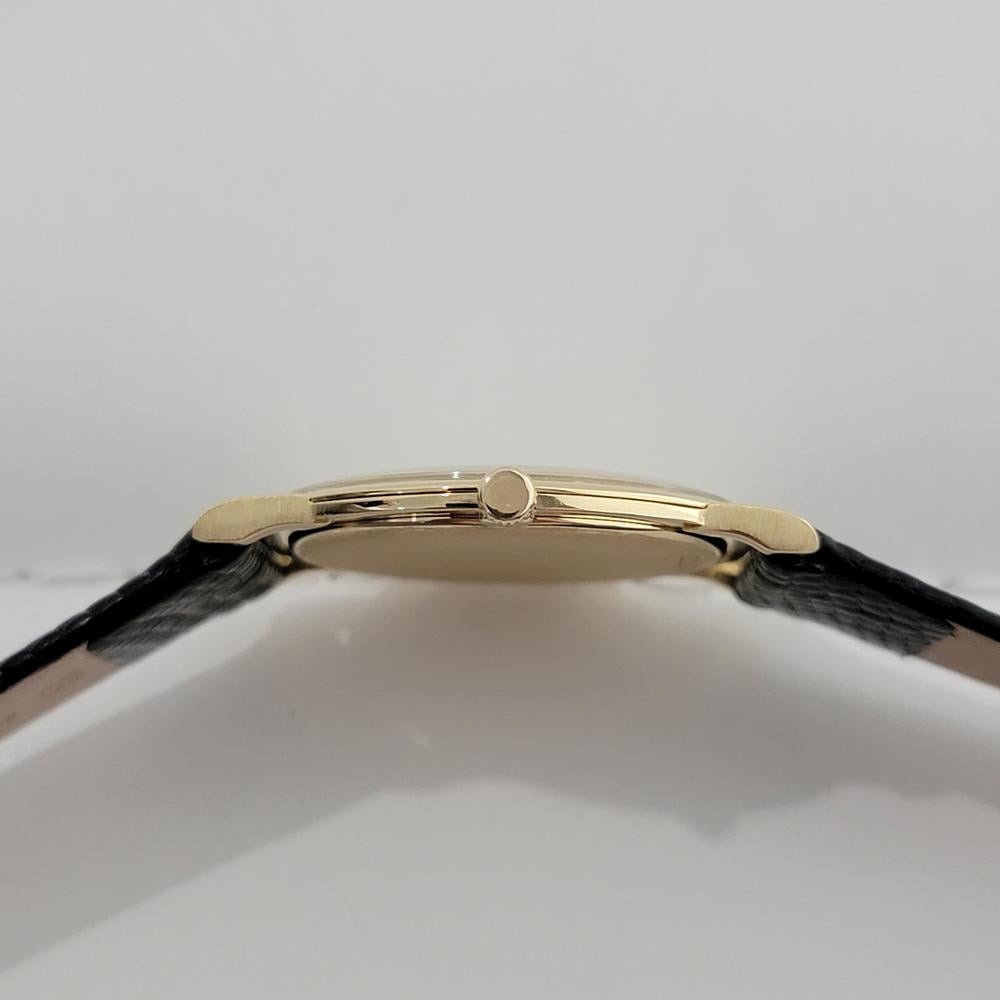 Herren Audemars Piguet Geneve 22139 32mm 18K Gold Schlanker Handaufzug 1960er Jahre RA359 6