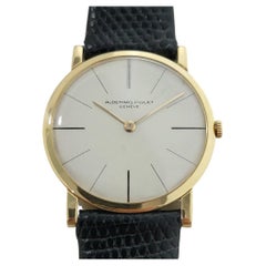 Herren Audemars Piguet Geneve 22139 32mm 18K Gold Schlanker Handaufzug 1960er Jahre RA359