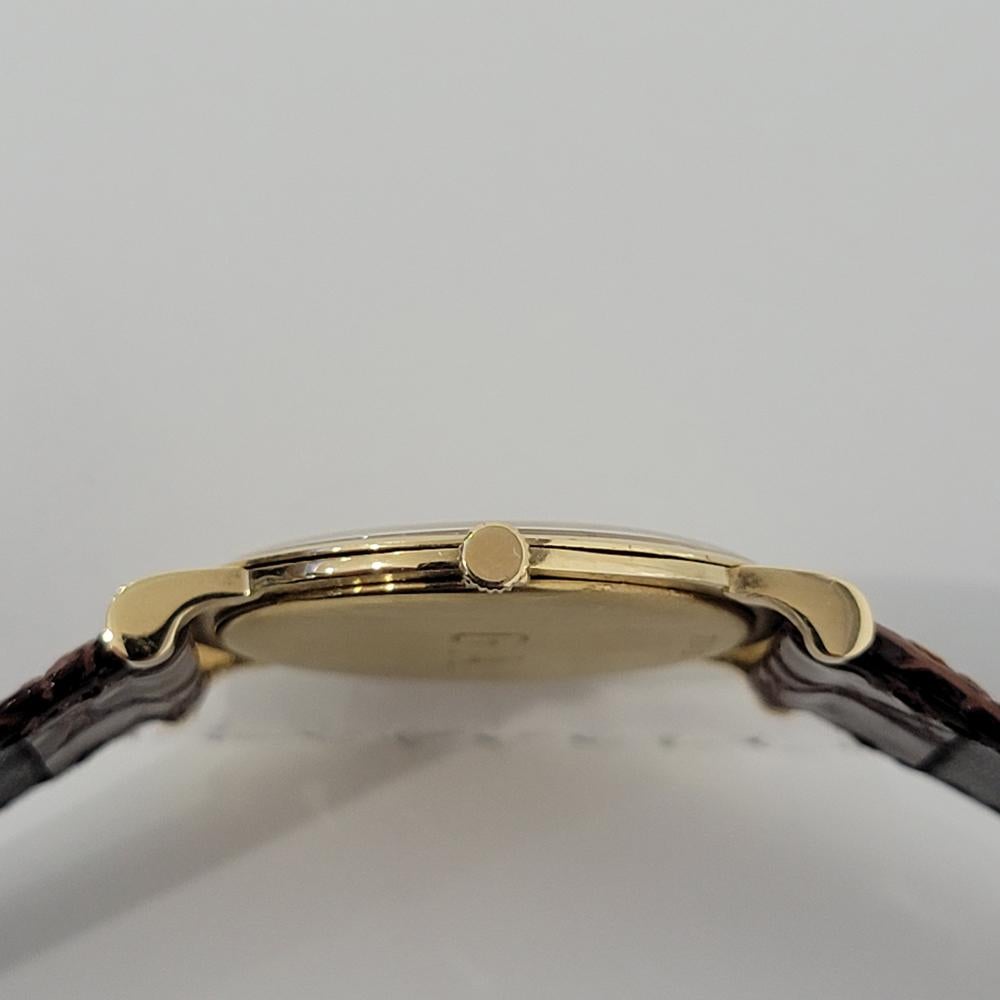 Herren Audemars Piguet Geneve 18k Gold Ultra Thin Manual Wind 1960er Jahre RA234 5