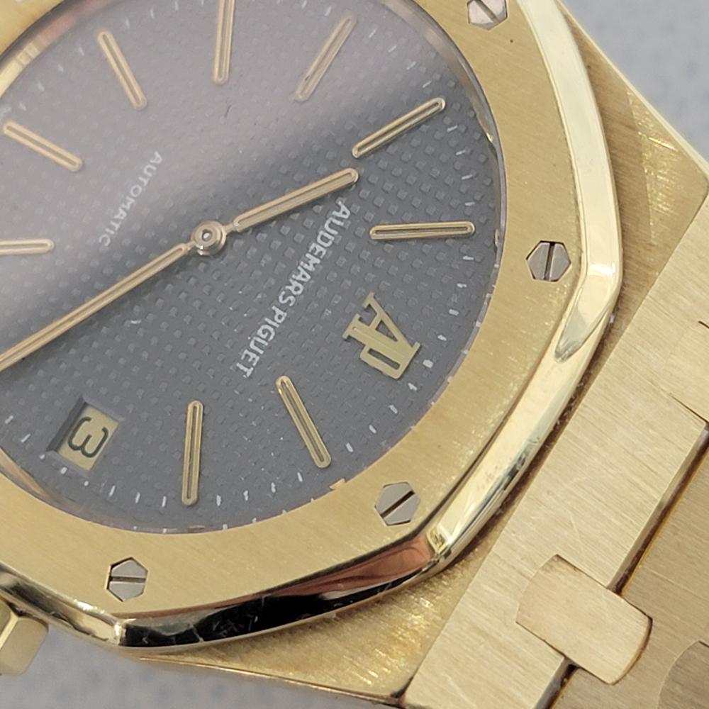 Mens Audemars Piguet Royal Oak 18k Gold 5402BA 39mm Automatic w Box 1990s OM103 1