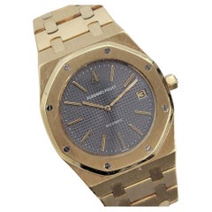 Mens Audemars Piguet Royal Oak 18k Gold 5402BA 39mm Automatic w Box 1990s OM103
