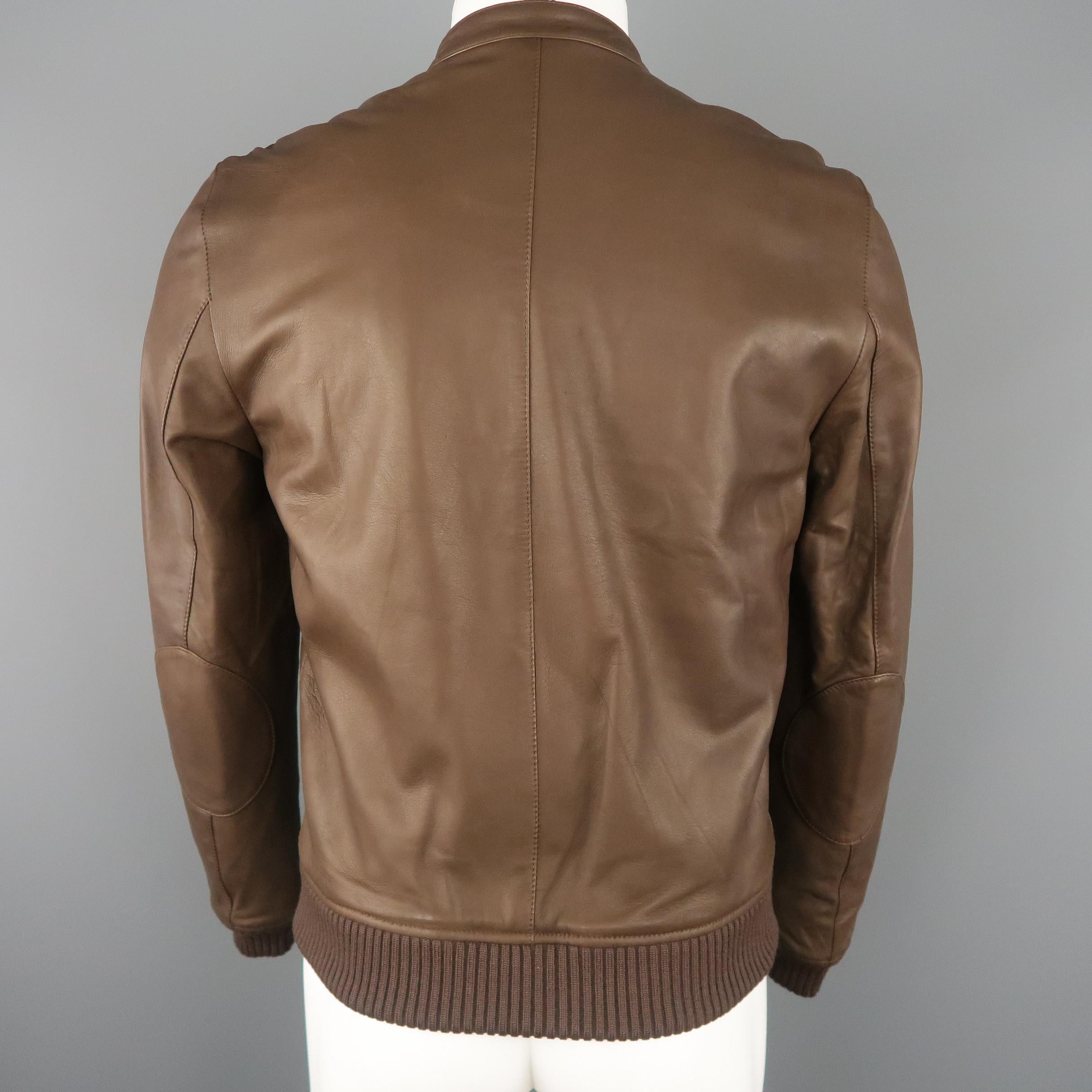 band of outsiders leather jacket