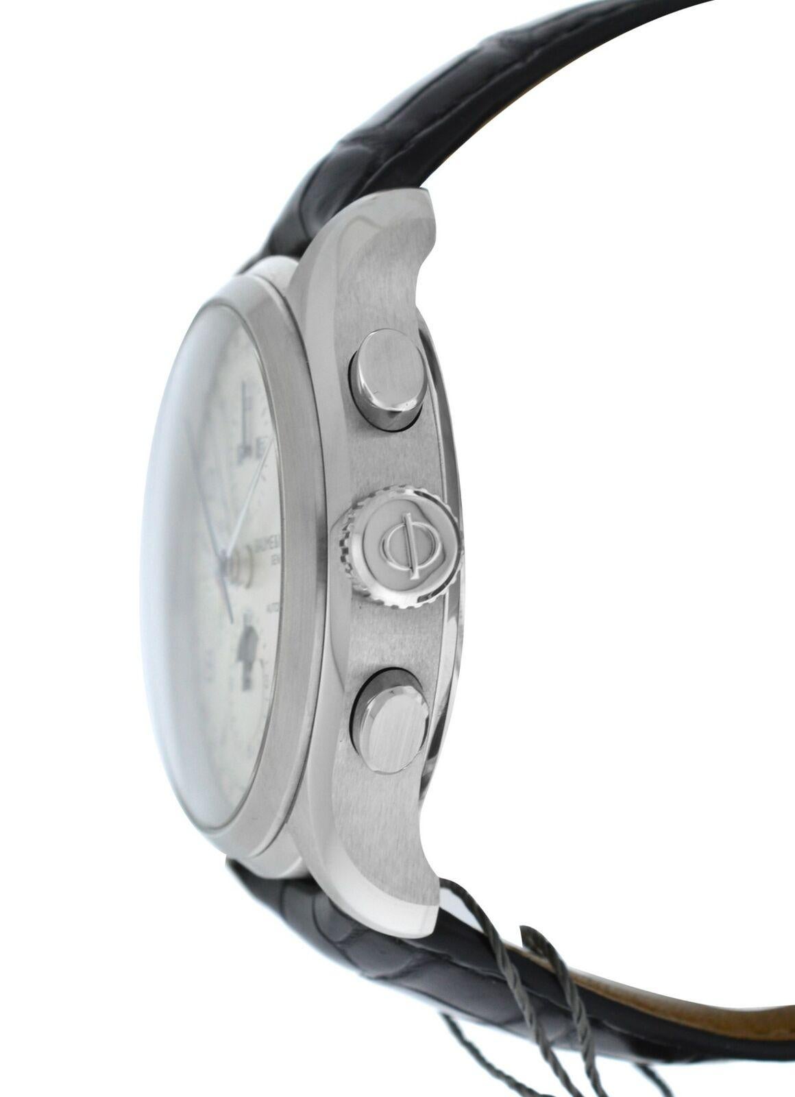 Women's or Men's  Mens Baume & Mercier Clifton MOA 10278 Steel Chrono Automatic Watch For Sale