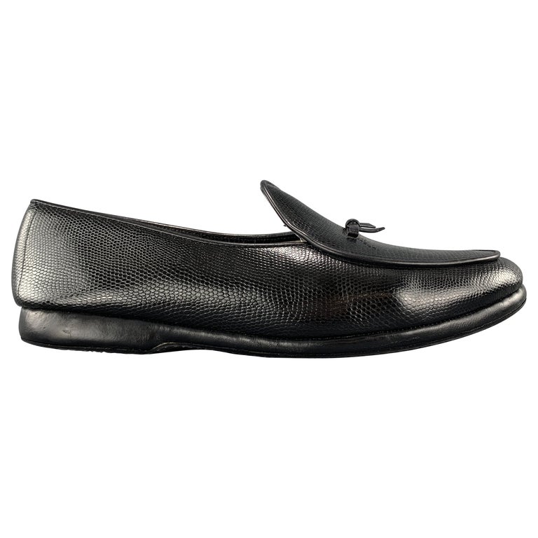 Louis Vuitton Mens Black Loafers - 4 For Sale on 1stDibs