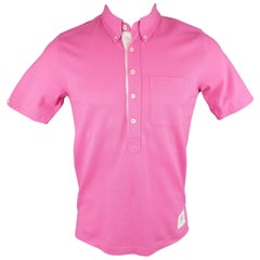 Men
s BLACK FLEECE Size S Pink Pique Button Collar POLO Men
s BLACK FLEECE Size S Pink Pique Button Collar POLO