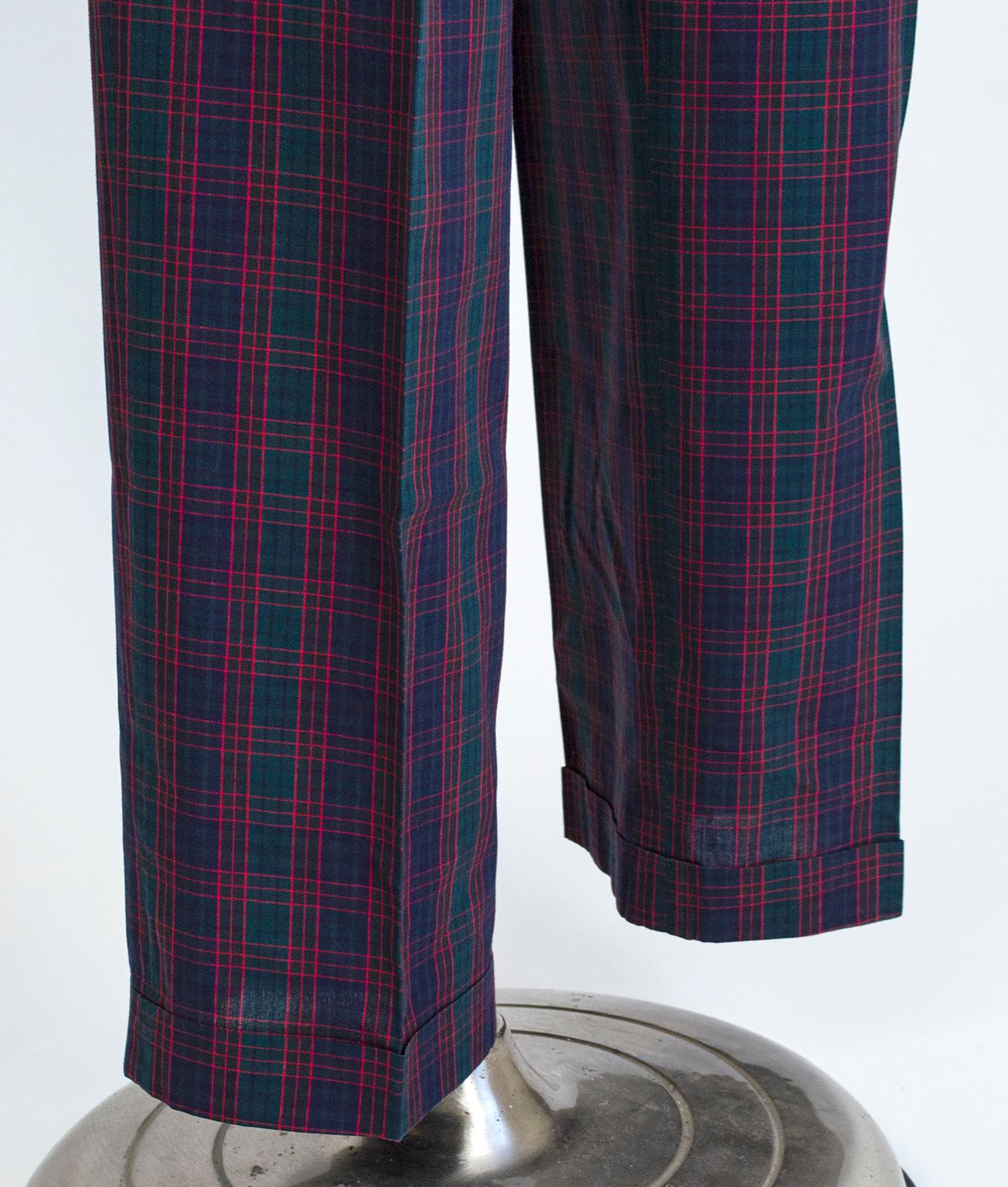 Pantalon de golf de vacances à carreaux en montre noire pour homme, Harrod's - 38