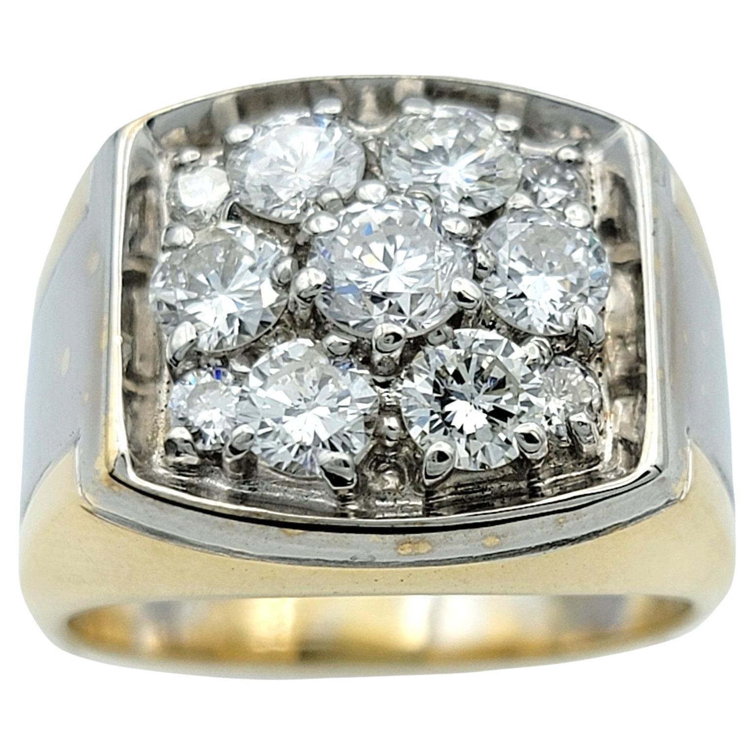 wide band cluster ring
