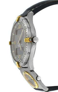Mens Breitling Aerospace F56062 UTC F61172 Titanium Gold Watch
