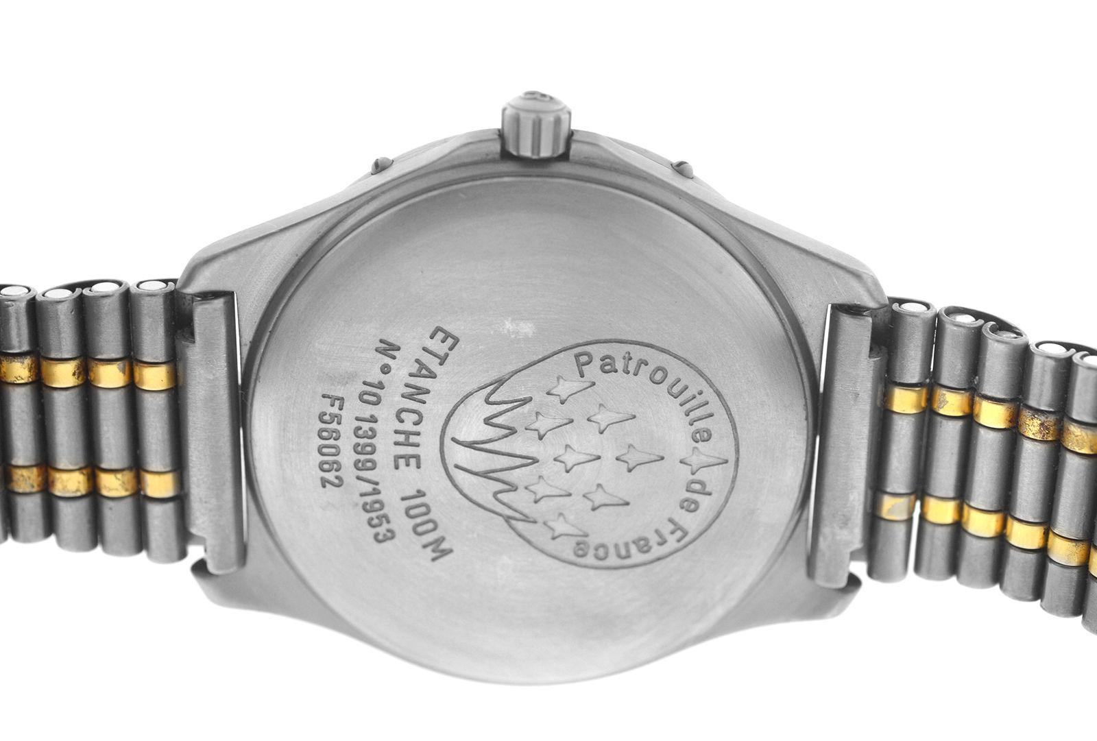 Breitling Aerospace Patrouille de France Herren-Uhr aus Titan mit Goldquarz 1