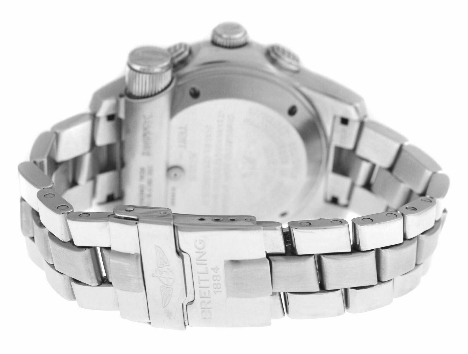 Men's Breitling Emergency Mission Chronograph A73321 Quartz Watch For Sale 1