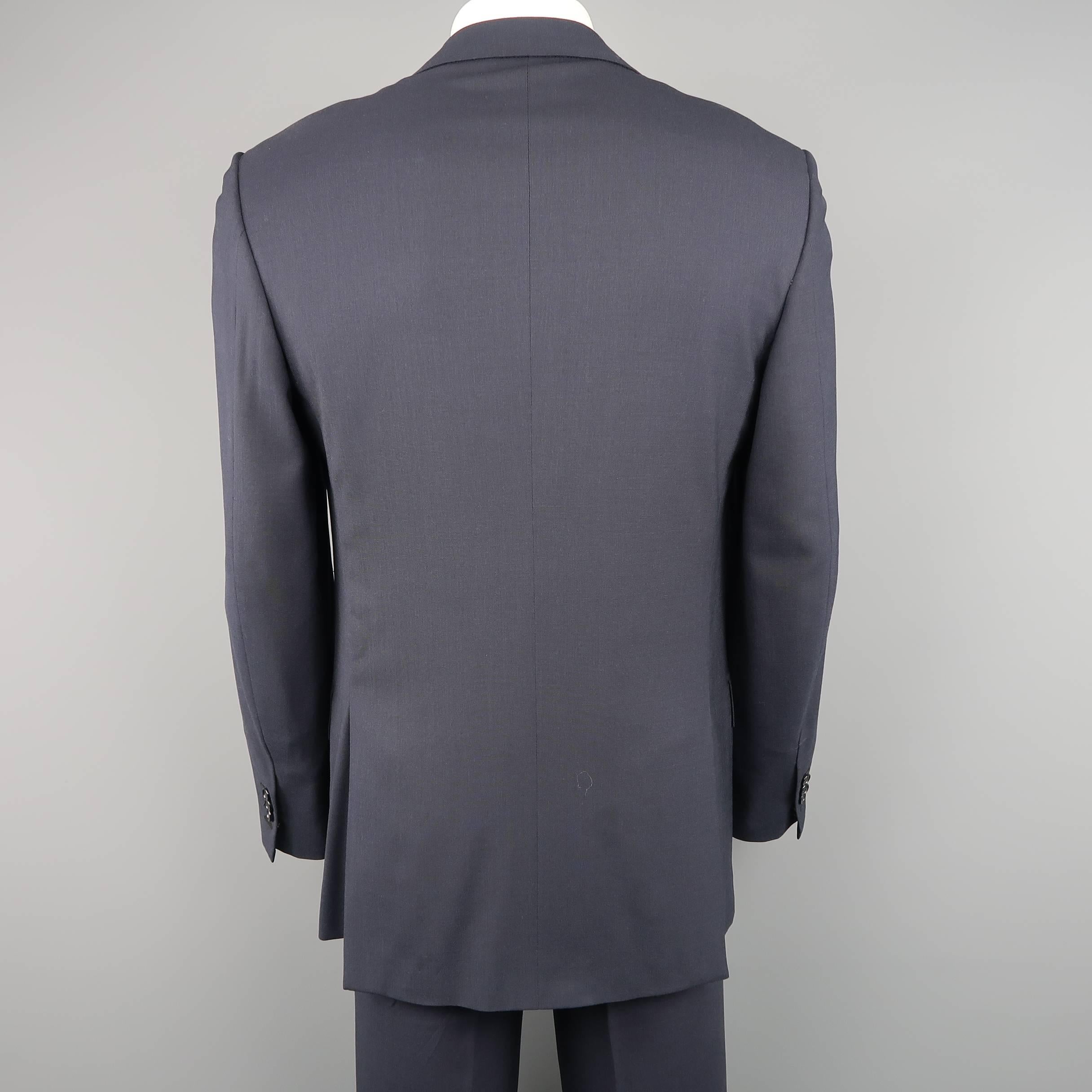 brioni navy suit