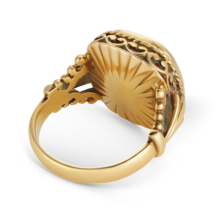 Monogram signet ring S00 - Men - Fashion Jewelry