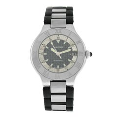 Men’s Cartier 2427 Autoscaph Stainless Steel Date Automatic Watch