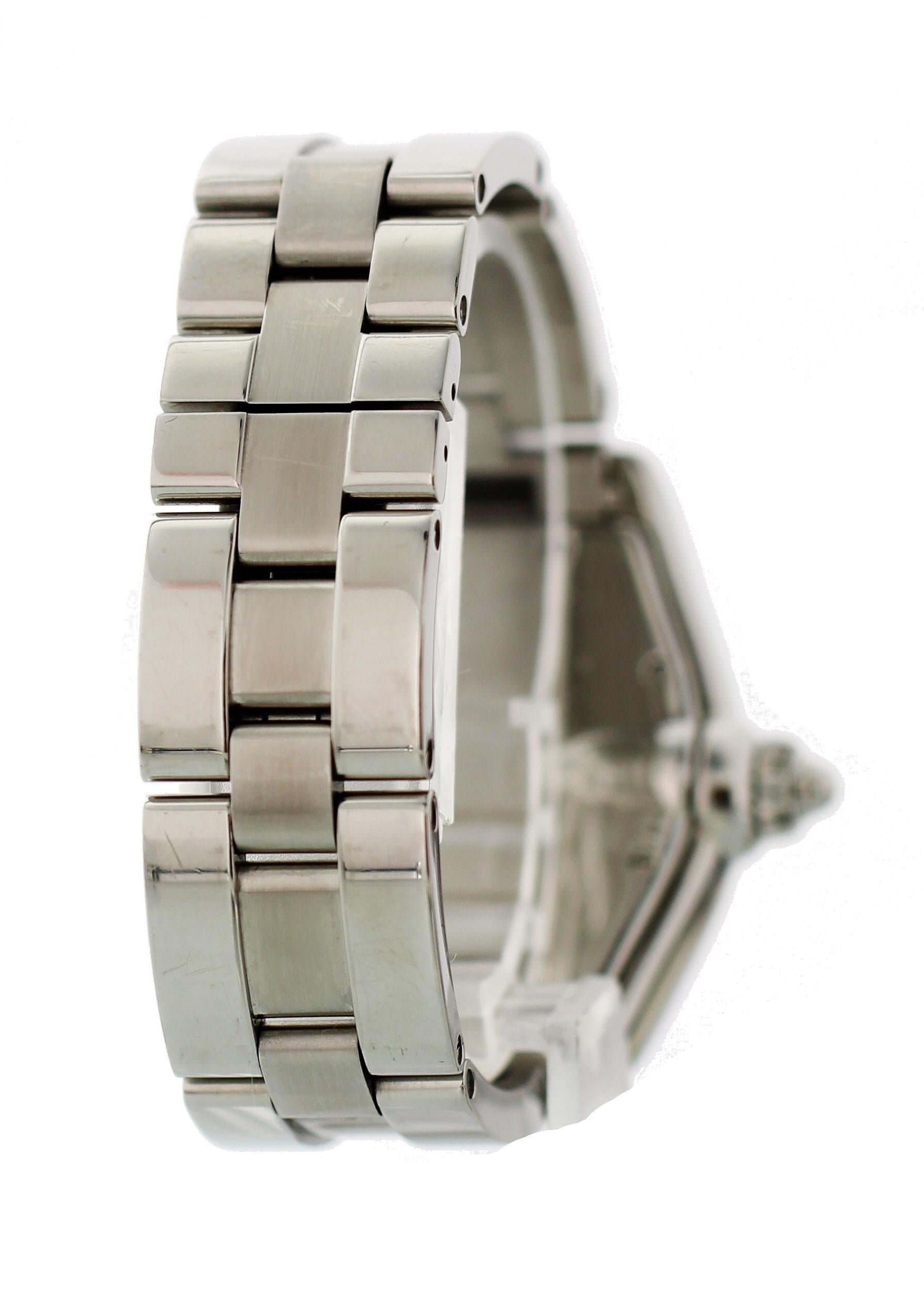 Men's Cartier Roadster 2510 Automatic In Excellent Condition For Sale In New York, NY