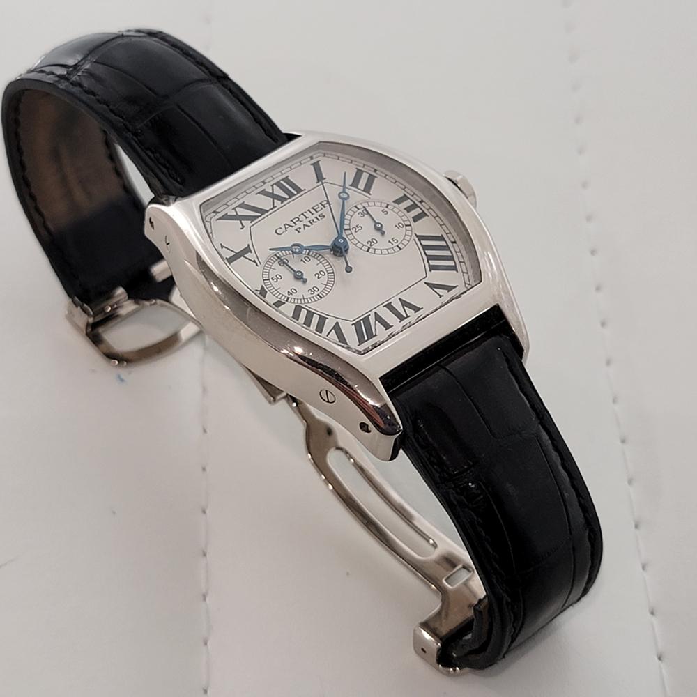 cartier tortue chronograph