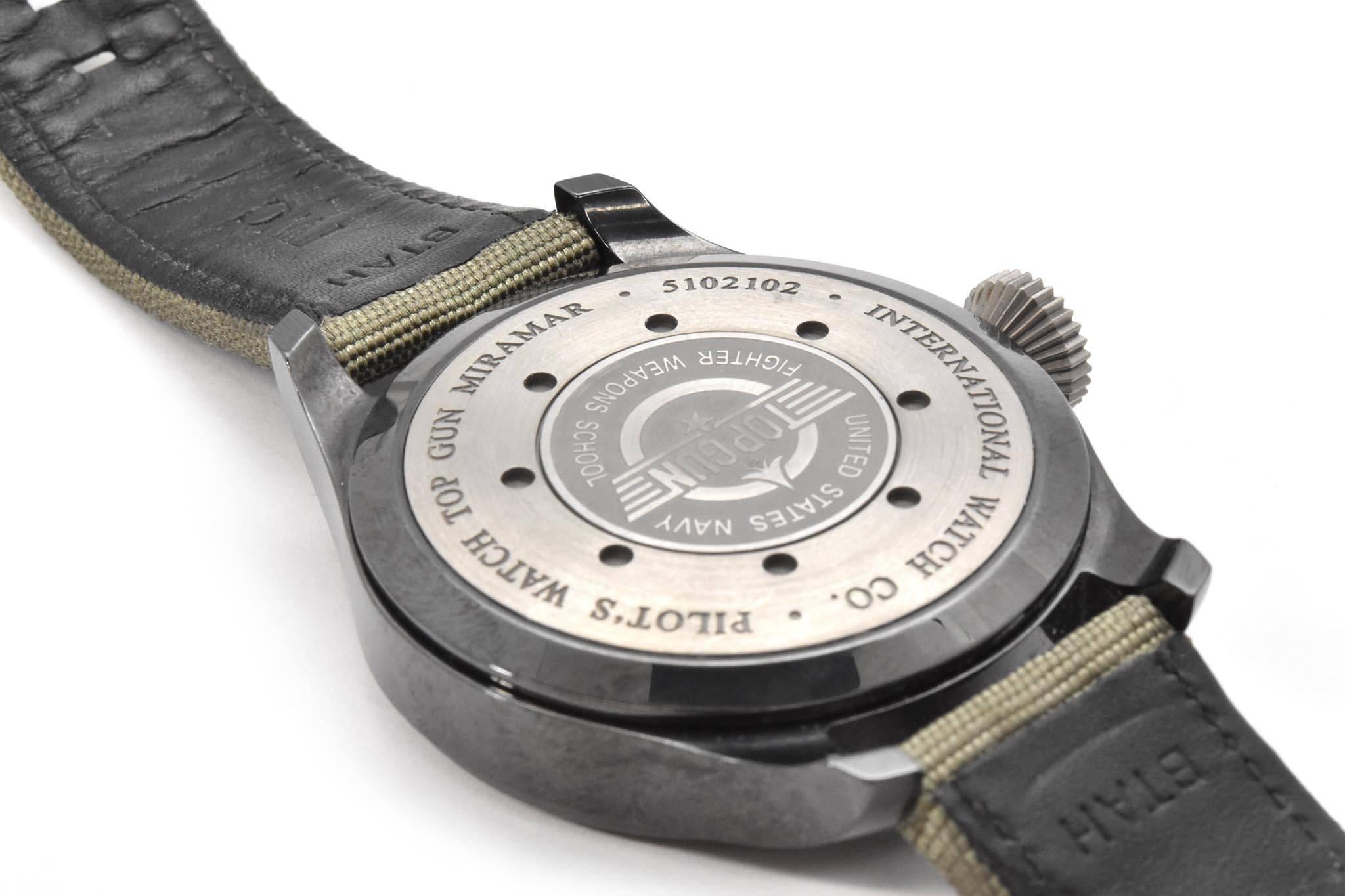 IWC Schaffhausen Titanium Ceramic Big Pilot Top Gun Wristwatch Ref 5019.02 3