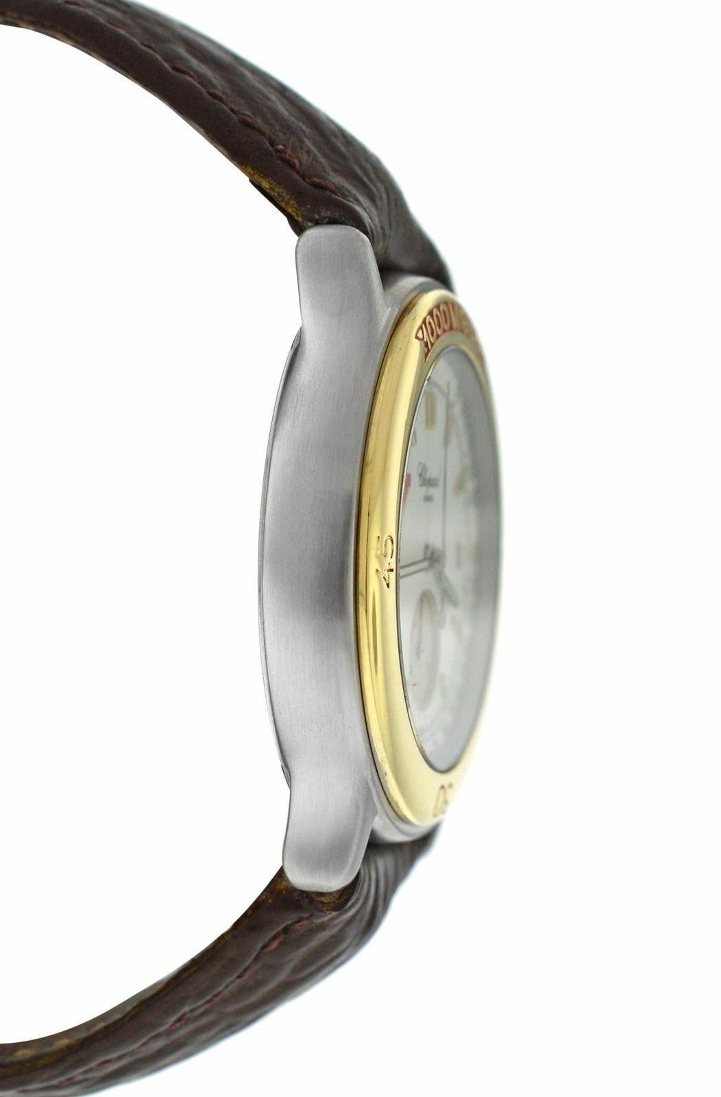 Chopard 1000 Mille Miglia 8162 Stahl 18 Karat Gelbgold Quarzuhr für Herren im Zustand „Hervorragend“ in New York, NY