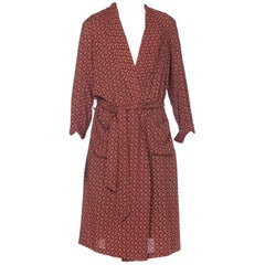 Mens Christian Dior Silk Robe