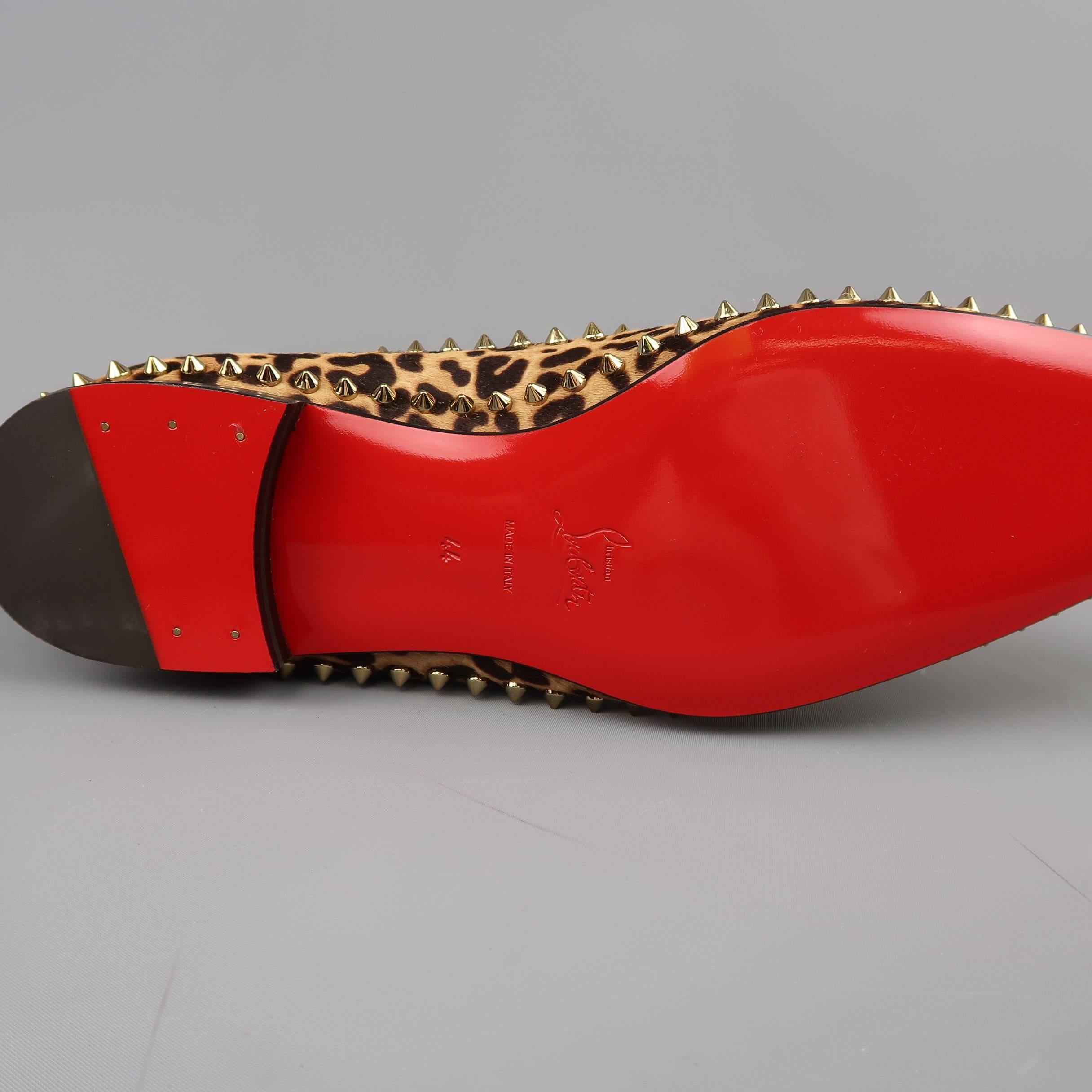 leopard print loafers mens