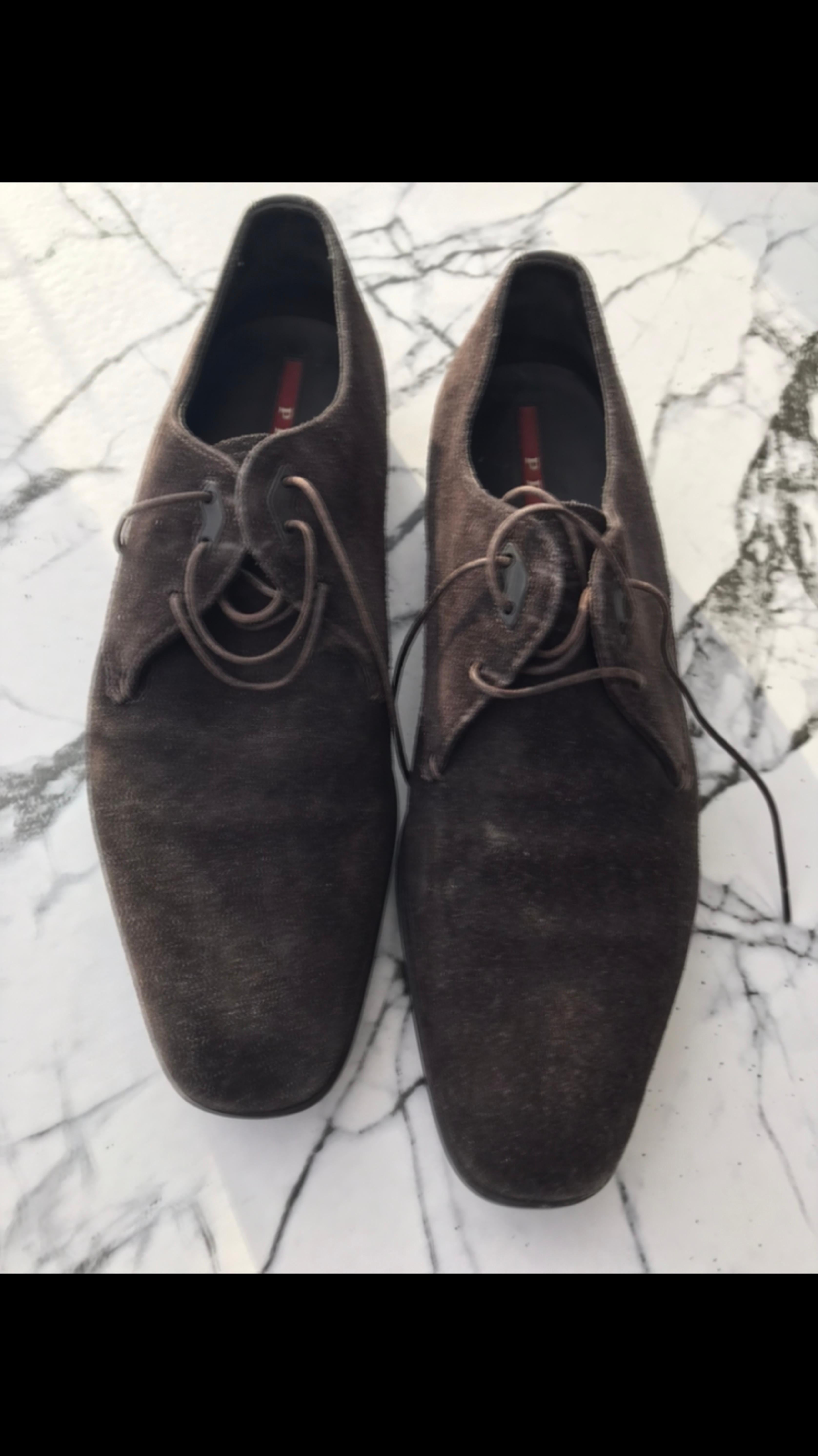 Contemporary Men's classic Prada boots For Sale
