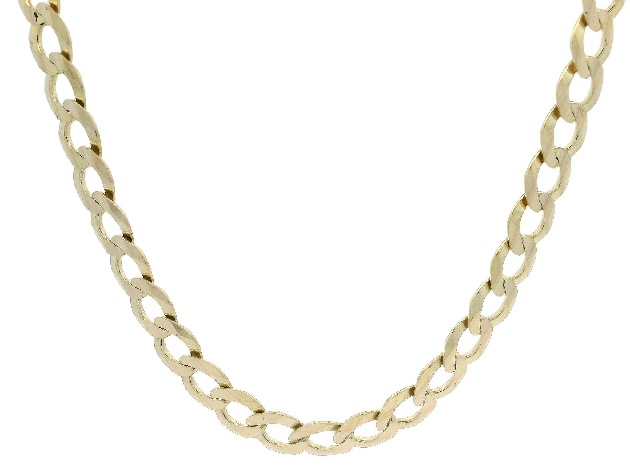 MATERIAL : Or jaune 14k massif 
Poids : 17,14 grammes
Type de chaîne : Maillon cubain
Longueur de la chaîne : 20 pouces
Largeur de la chaîne : 5.7 mm (environ)
Fermoir : Griffe de homard
Épaisseur : 1 mm
Épaisseur et largeur de la boucle : 2,7 mm et