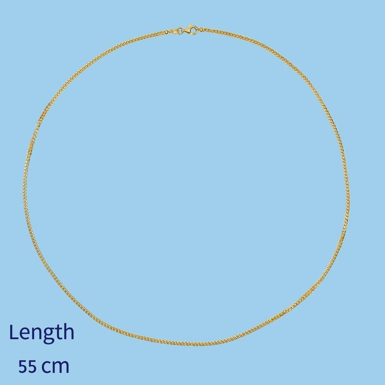 Men's Classic, Solid 14K Yellow Gold Necklace for Him by Shlomit Rogel