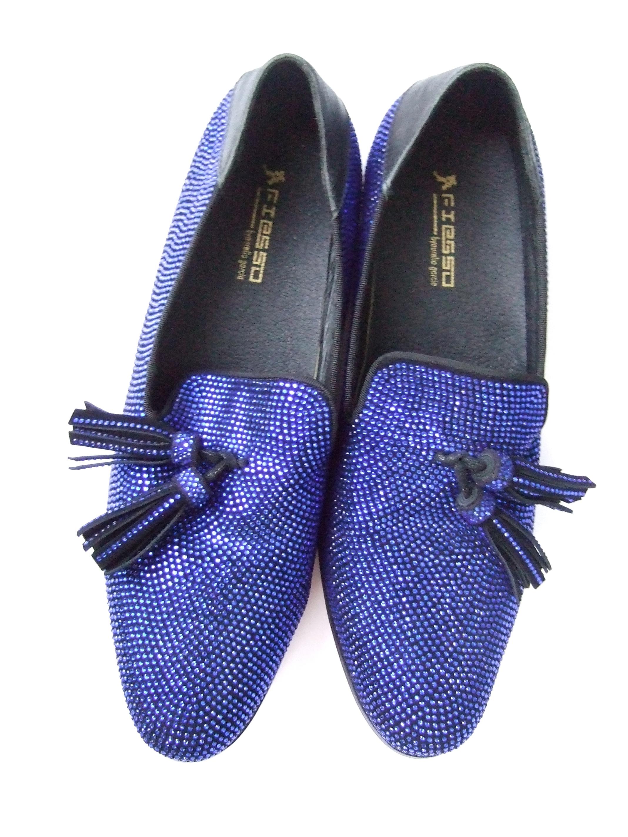 cobalt blue dress shoes