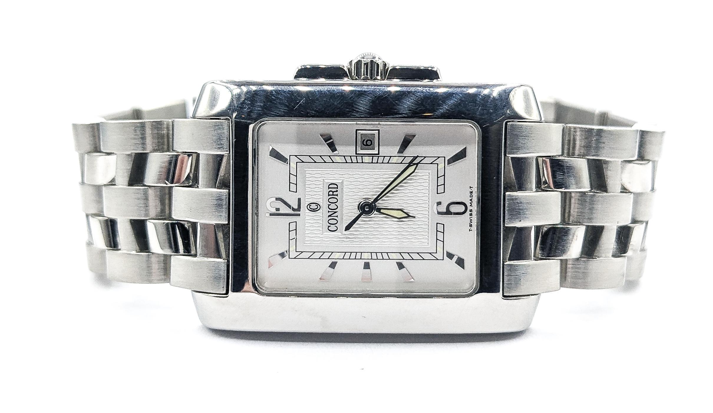 Men's Concord Sportivo Watch In Stainless Steel For Sale 3