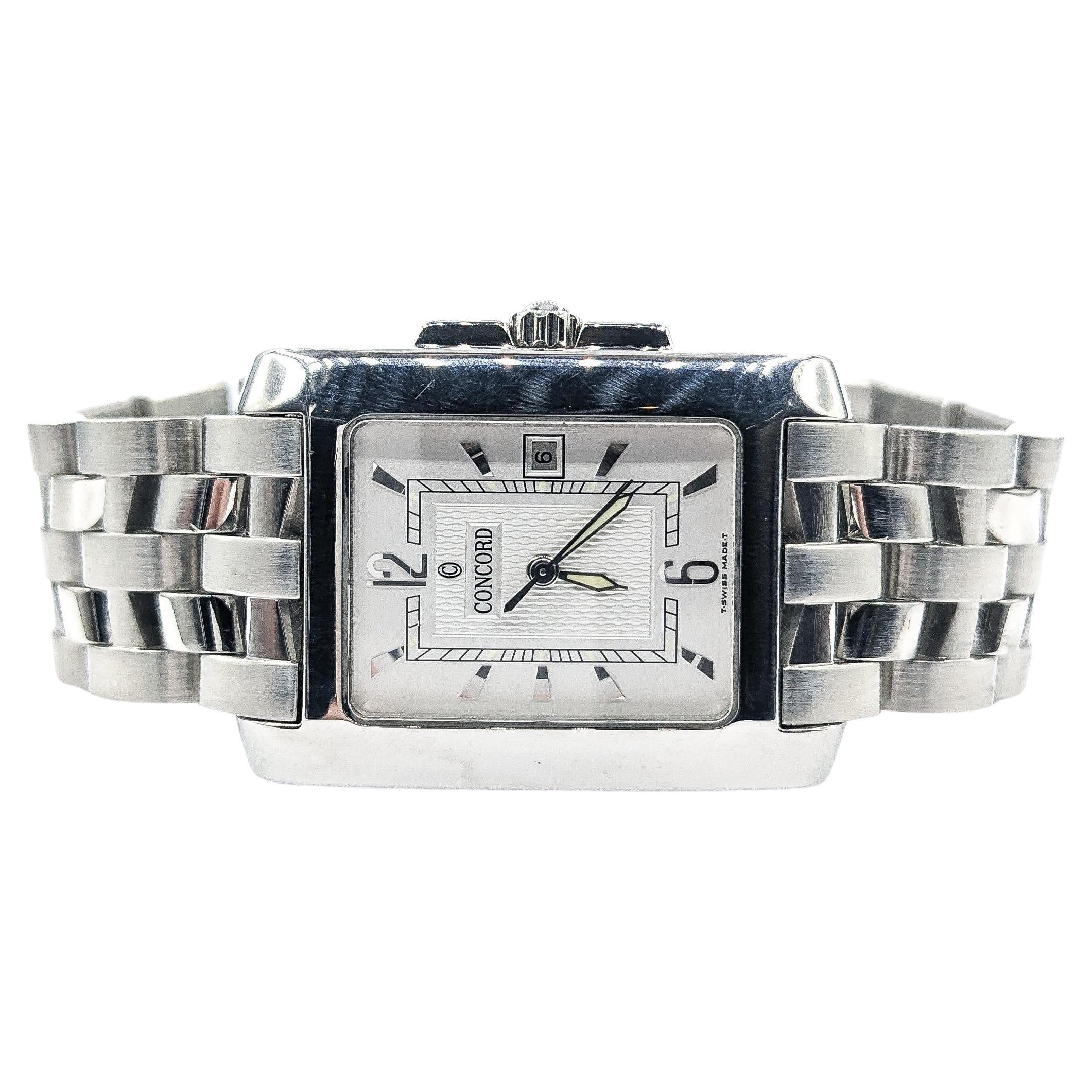 Men's Concord Sportivo Watch In Stainless Steel For Sale