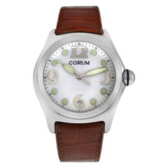 Men's Corum Bubble 163.150.20 0F06 Stainless Steel Date Quartz Watch
