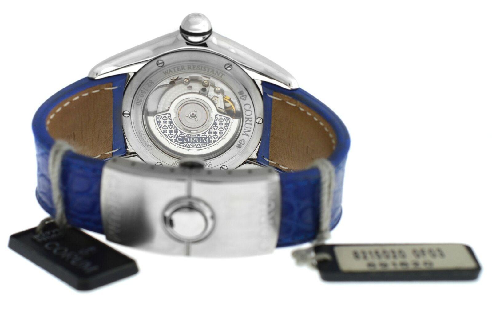 Men's Corum Bubble 82.150.20 0F06 Stainless Steel Date Automatic Watch For Sale 4