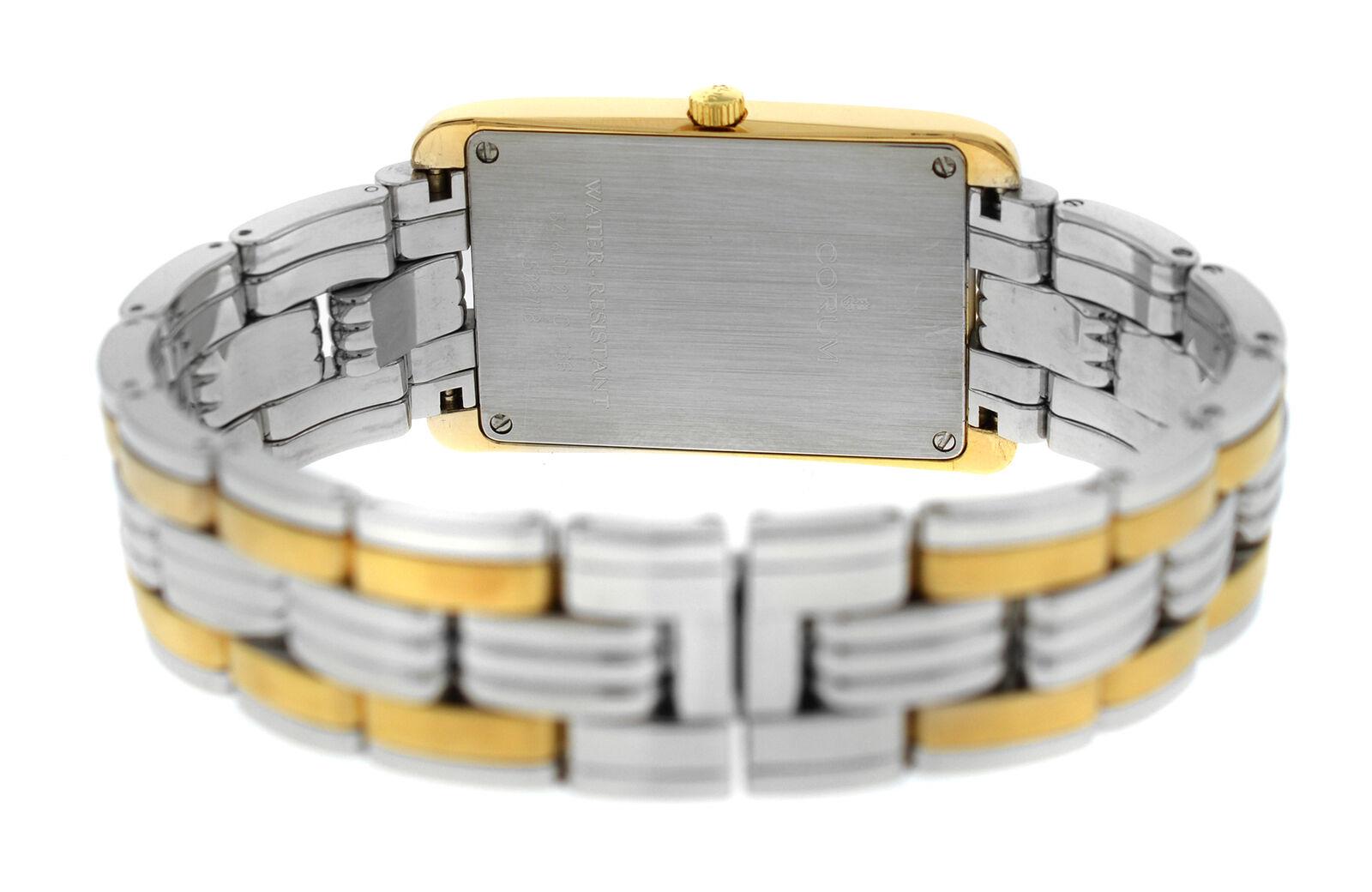 Men's Corum Ingnot Steel 24 Karat 10 Gram Gold 999.9 Quartz Watch For Sale 1