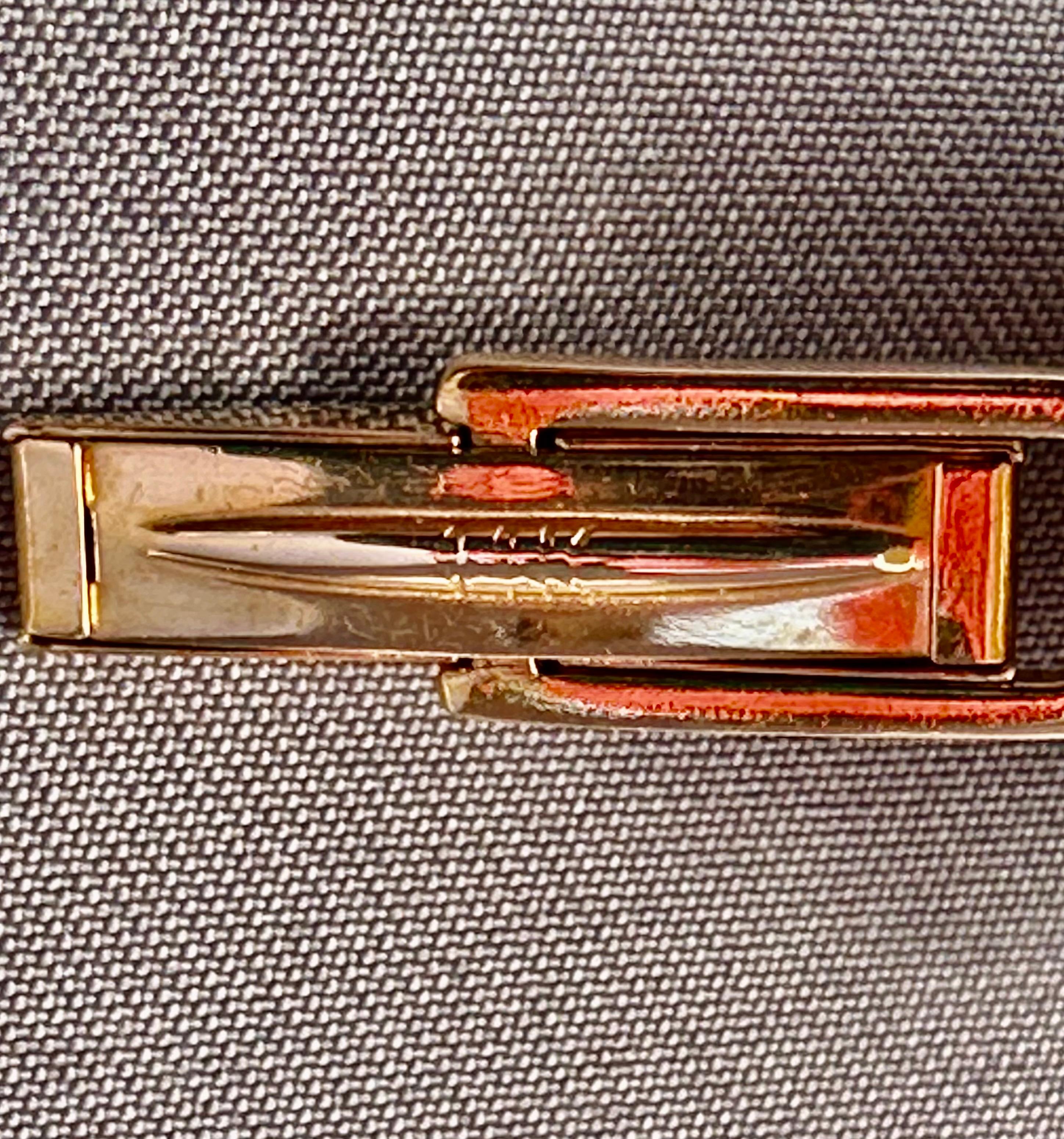 Men's Custom Made Ruby Diamond & 14k Gold Lion / Tiger Cufflinks 2