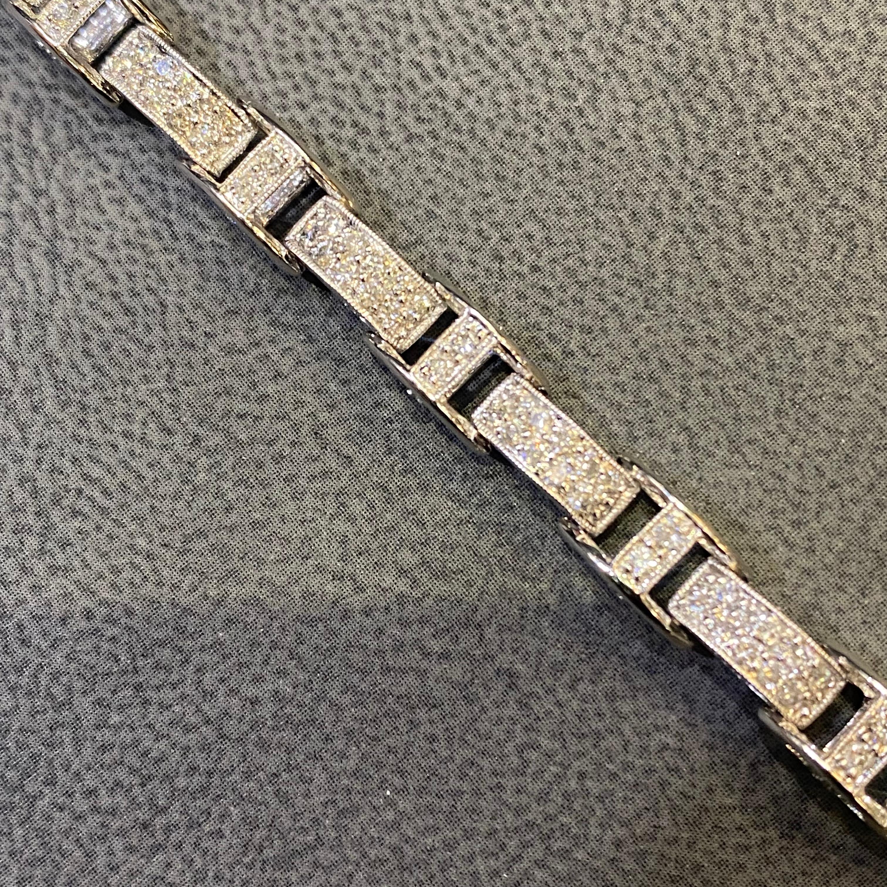 Pulsera de diamantes para hombre en venta 6