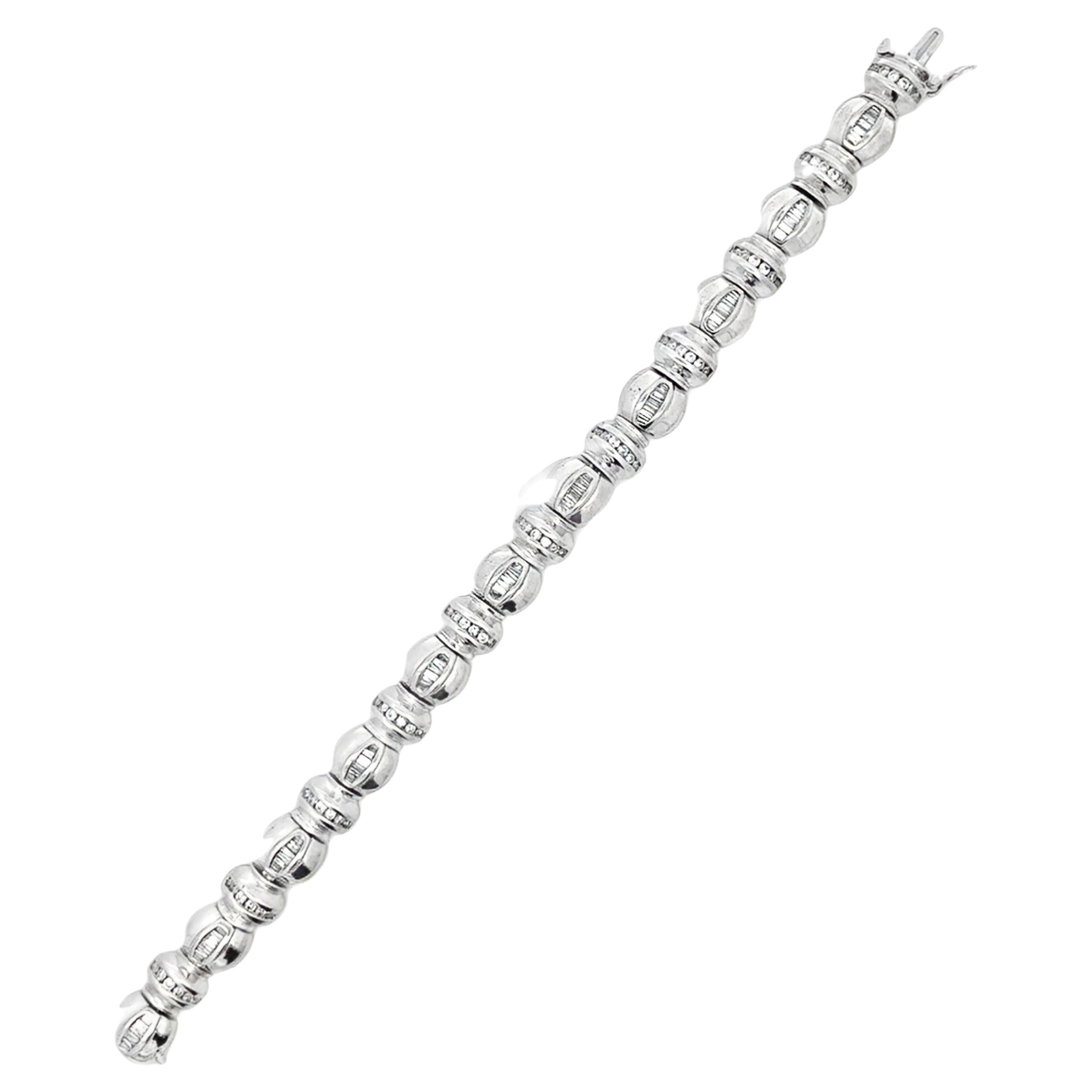 Pulsera de diamantes para hombre