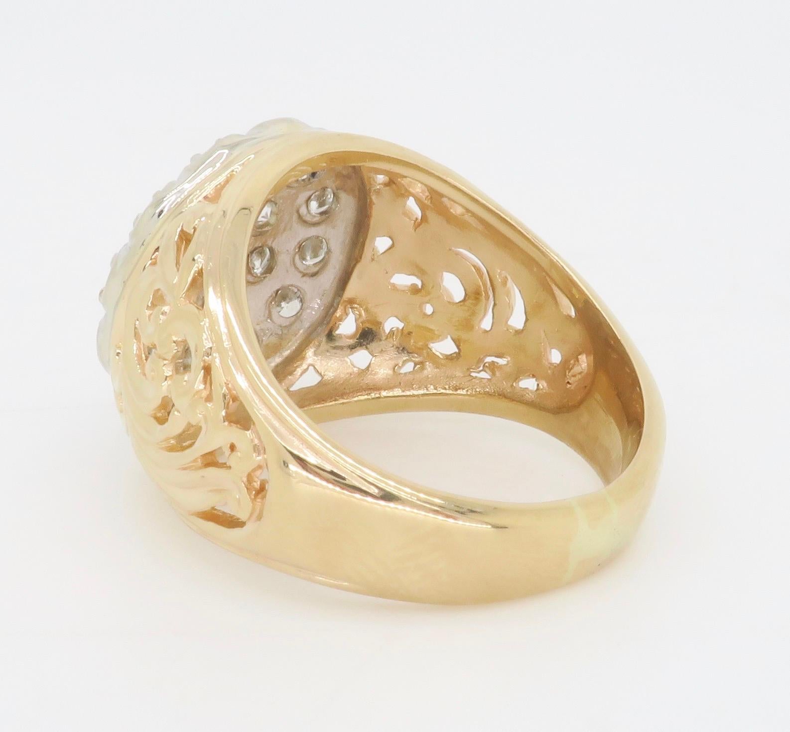 Men's Diamond Cluster Ring 3